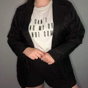 Limited too puffer bomber jacket black